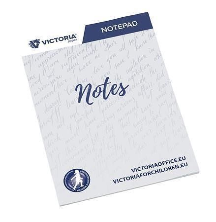 Poznámkový blok, A5, linkovaný, 50 stránek, VICTORIA