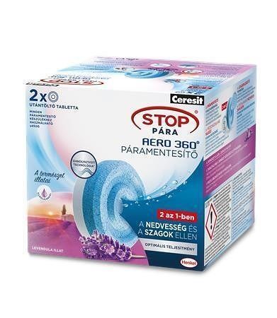 Ceresit Stop vlhkosti AERO 360° tablety, 2 x 450g, HENKEL, levandule