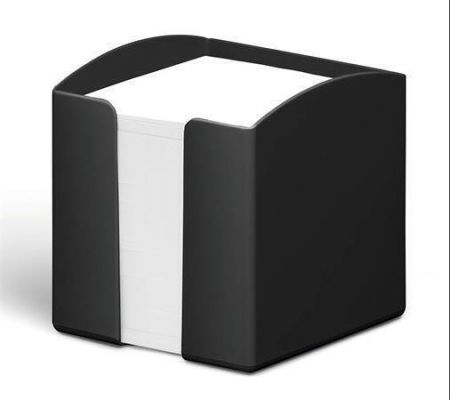 Stojánek na papírové bločky "ECO", černá, plast, 100 x 100 mm, DURABLE