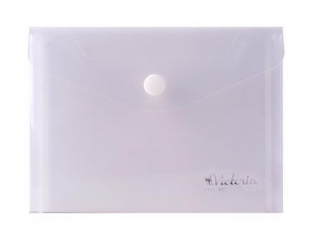 Spisové desky s drukem, transparentní, A6, PP, VICTORIA
