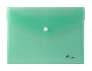 Spisové desky s drukem, zelená, A5, PP, VICTORIA