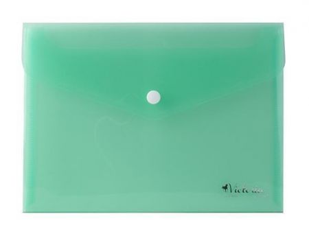 Spisové desky s drukem, zelená, A5, PP, VICTORIA