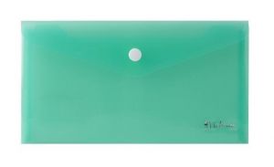 Spisové desky s drukem, zelená, DL, PP, VICTORIA