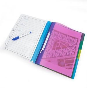 Desky s rychlovazačem, a rozlišovači, 5 částí, PP, A4, RAPESCO