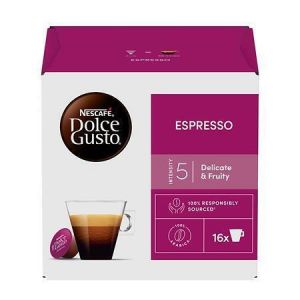 Kapsle do kávovaru, 16 ks, NESCAFÉ "Dolce Gusto Espresso"