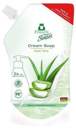 Tekuté mýdlo, náplň, aloe vera, 0,5 l, FROSCH
