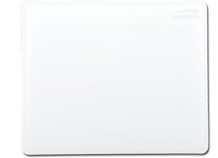 Podložka pod myš "Notary Soft Touch", bílá, koženková, pevná, SPEEDLINK SL-6243-LWT