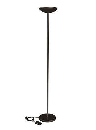 Stojací lampa "Sky", černá, halogenová, nastavitelná, kancelářská, MAUL