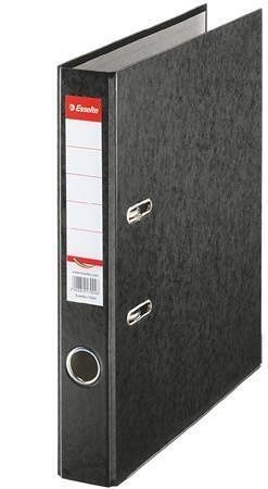 Pákový pořadač "Rainbow", černá, 50 mm, A4, karton, ESSELTE 