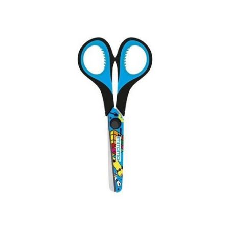 Nůžky "GOOD VIBES", modrá/černá, dětské, 13 cm, MITAMA 61286-90165