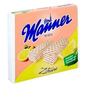 Oplatky "Manner Zitrone", citron, 75 g, MANNER 52473