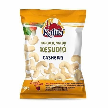 Kešu oříšky, natural, 100 g, KALIFA 5997956700069