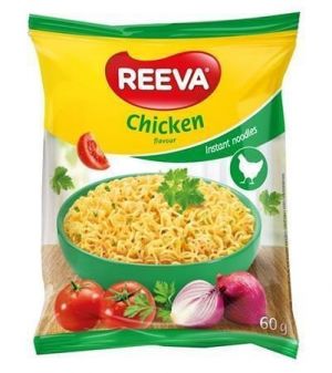 Instantní nudlová polévka, kuřecí, 60 g, REEVA 125245