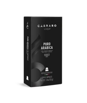 Kávové kapsle "Puro Arabica", kompatibilní s Nespresso, 10 ks, CARRARO CAR040