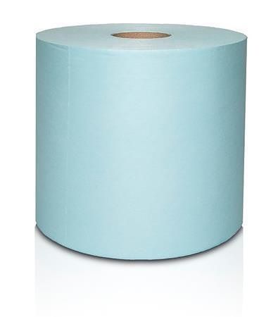 Víceúčelové ubrousky, tyrkysová, 1-vrstvé, 200 útržků, 1 role, netkaná textilie, SMILESZMT