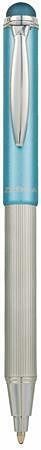 Kuličkové pero "Telescopic Metal Stylus", modrá, 0,24 mm, teleskopické, kovové, svět