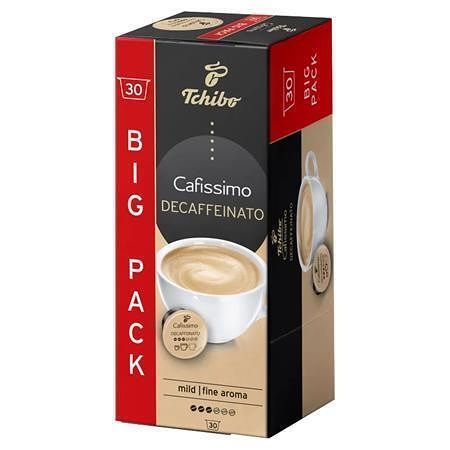 Kávové kapsle "Cafissimo Decaffeinato", bez kofeinu, 30 ks, TCHIBO 535545
