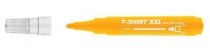 Popisovač na textil "XXL", žlutá, 1-3mm, kuželový hrot, ICO