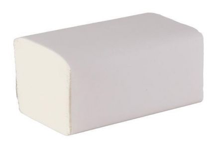 Papírové ručníky "Fine", bílá, 2 vrstvé, skládané Z/ V, 150 útržků, VICTORIA HYGIENE 86319