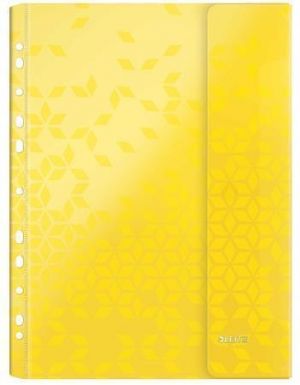 Závěsné kapsy "WOW", mix barev, A4, 200 mikron, uzavírání na suchý zip, LEITZ