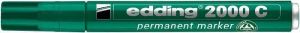 Permanentní popisovač "2000", zelená, 1,5-3mm, kuželový hrot, EDDING
