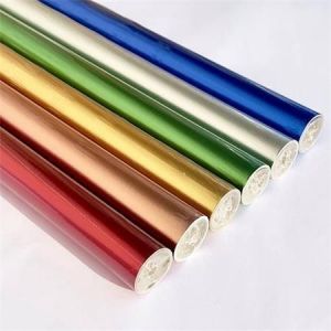 Dárkový balicí papír, mix metalických barev, 70 x 200 cm, FŰZFŐI K17000008M