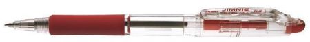 Kuličkové pero "Jimnie", červená, 0,24 mm, s víčkem, ZEBRA