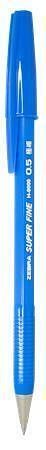 Kuličkové pero "H-8000", modrá, 0,21 mm, s víčkem, ZEBRA