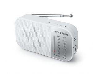 Přenosné rádio "M-025RW", bílá, MUSE M-025 RW
