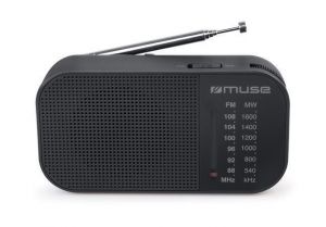 Přenosné rádio "M-025R", černá, MUSE M-025 R