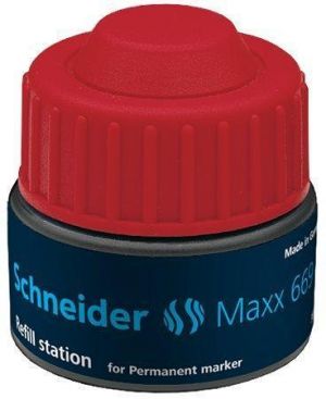 Náplň do permanentního popisovače "669", červená, pro typ 250, SCHNEIDER 