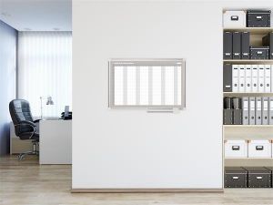 Magnetická plánovací tabule - roční, ENG, 90x60 cm, VICTORIA