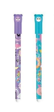 Roller "Spinny Pen", 0,7/0,35mm, vymazatelný, 2ks, fialová+tyrkysová, MITAMA 63811-90159