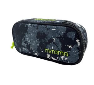 Penál plný "Oval", cement, MITAMA 64328-90002