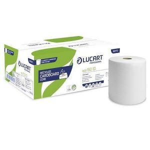 Papírové ručníky "Eco 150 ID", bílá, 2-vrstvé, 6 rolí, LUCART 861173