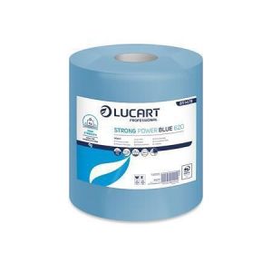 Papírové utěrky "Strong Power Blue 620", modrá, 3-vrstvé, role, LUCART 851478