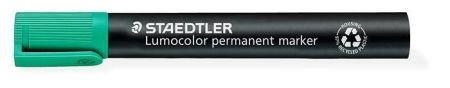 Permanentní popisovač "Lumocolor 352", zelená, 2 mm, kuželový hrot, STAEDTLER