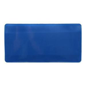 Logistická kapsa, modrá, magnetická, 160 x 80 mm, PVC,  DJOIS F200056