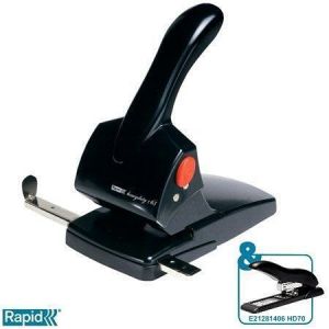 Velkokapacitní děrovačka "HDC65 Fashion", černá, RAPID