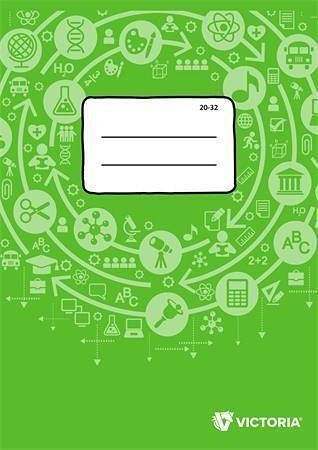 Sešit, A5, čistý, 32 listů, VICTORIA
