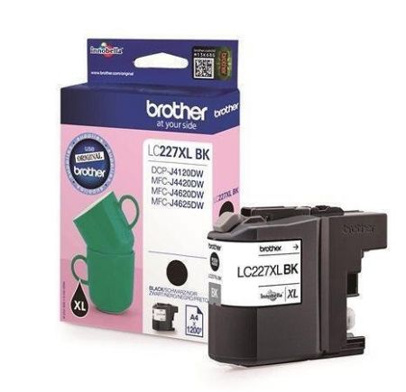 LC227XLB Inkjet cart. pro DCP-J4110DW, MFC-J4410DW tiskárny, BROTHER černá, 1200 stran