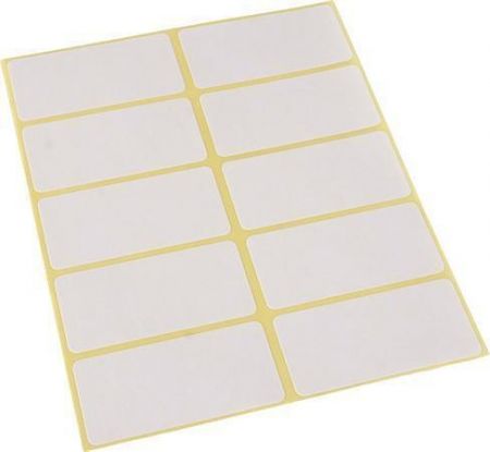 Etikety, 50x25 mm, 60 ks/bal.