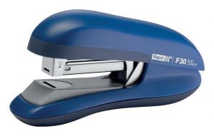 Sešívačka "F30", modrá, s plochým sešíváním, 30 listů, RAPID