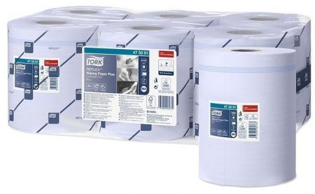 Papírové utěrky "Reflex", v roli, M4 system, TORK, modré