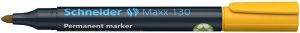 Permanentní popisovač "Maxx 130", žlutá, 1-3mm, kuželový hrot, SCHNEIDER