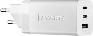 Síťová nabíječka "High Speed", 1x USB, 2x USB-C, 65W, VARTA 57956101401