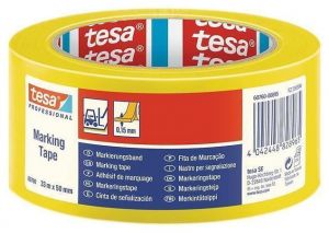 Vyznačovací páska na podlahy "Professional 60760", žlutá, 50 mm x 33 m, TESA