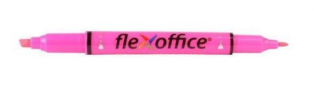 Zvýrazňovač "HL01", růžová, 1,0/4,0 mm, oboustranný, FLEXOFFICE