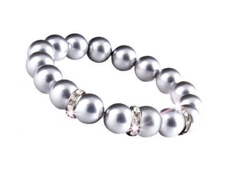 Náramek SWAROVSKI® Crystals, 3 kroužky s křišťály, 10 mm, ART CRYSTELA