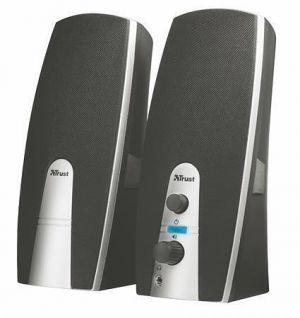 Reproduktory "MiLa", černo-šedá, 2.0, 10W, TRUST